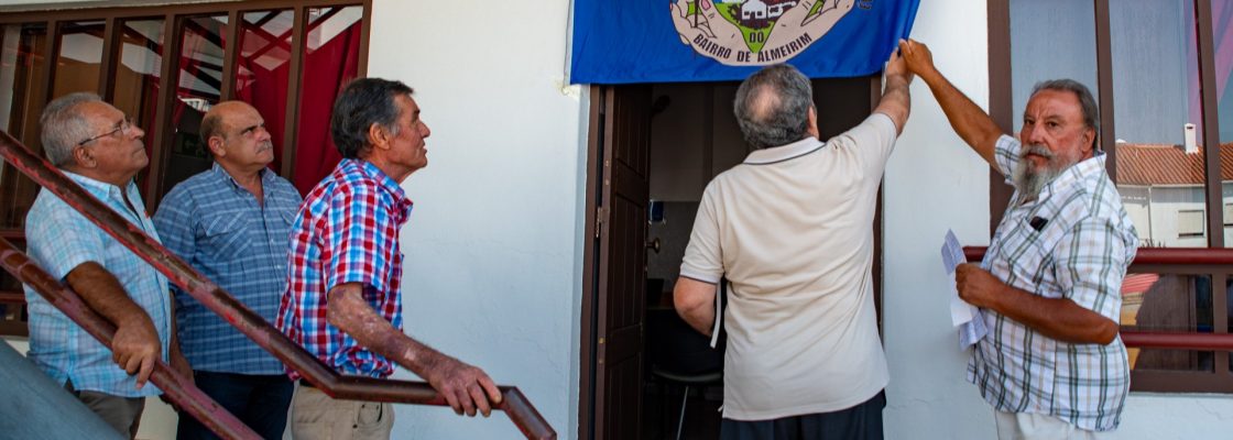 ASSOCIAÇÃO DE MORADORES DO BAIRRO DE ALMEIRIM CELEBRA ANIVERSÁRIO COM INAUGURAÇÃO DE UMA BIB...