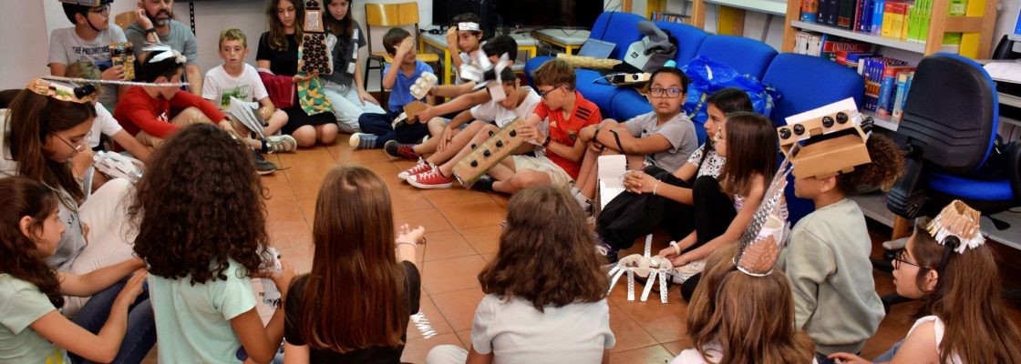 Reutilização de materiais e dança na Escola de S. Mamede