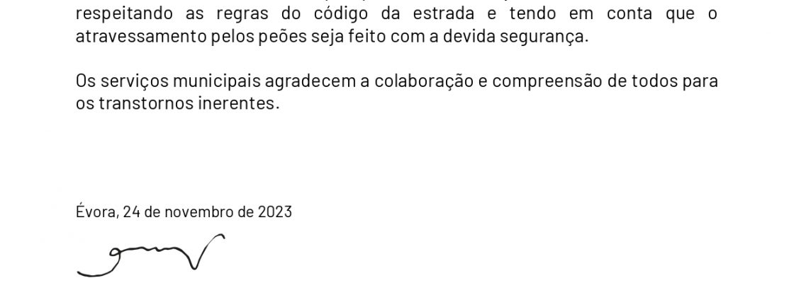 Avaria nos semáforos  – Cruzamento da Porta de Alconchel