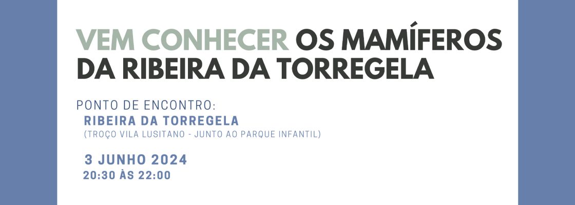 Archived: Vem conhecer os mamíferos da Ribeira da Torregela | Clube Ciência Viva André Gouveia