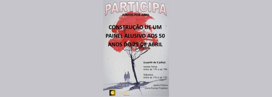 Arquivado: Os 50 anos do 25 de Abril – Criação de Tríptico Coletivo