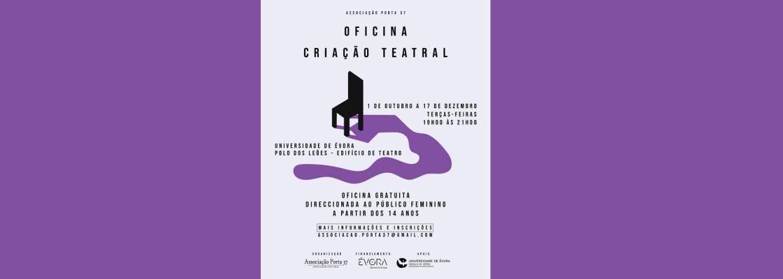 Arquivado: Oficina de Criação Teatral | Porta 37