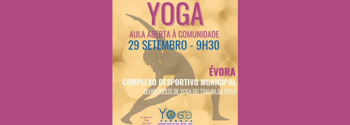 Arquivado: Mega Aula de Yoga aberta à Comunidade