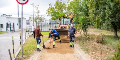 TRABALHOS DE MANUTENÇÃO NO COMPLEXO DESPORTIVO DE ÉVORA