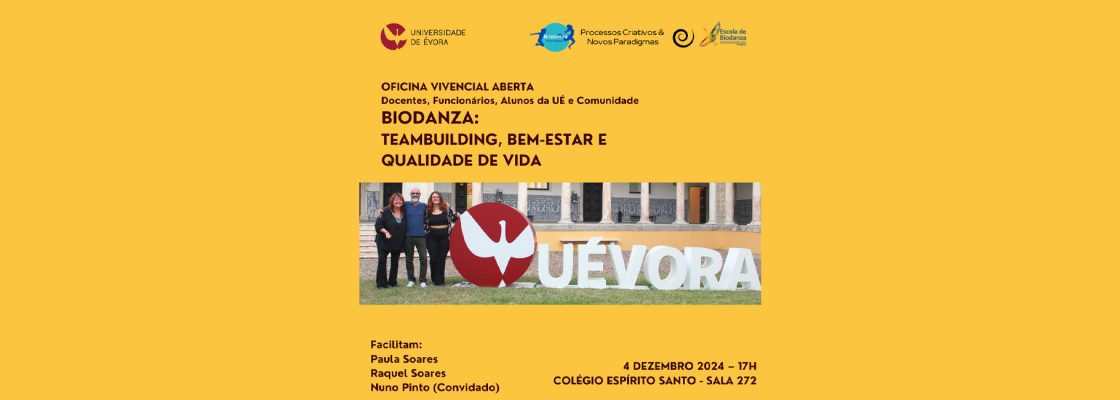 Arquivado: Biodanza: Teambuilding, Bem-Estar e Qualidade de Vida | Oficina Vivencial Aberta