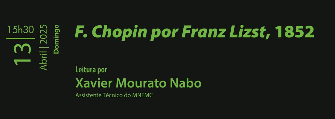 Archived: Cenáculo: Clube de Leitura | F. Chopin por Franz Lizst, publicada em 1852